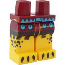 LEGO Dark Red Minifigure Legs of Ancient Warrior (3815)