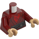 LEGO Dark Red Morgan Elsbeth with Black Minifig Torso (973 / 76382)