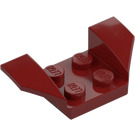 LEGO Dark Red Mudguard Plate 2 x 2 with Flared Wheel Arches (41854)