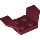 LEGO Dark Red Mudguard Plate 2 x 2 with Flared Wheel Arches (41854)