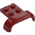 LEGO Dark Red Mudguard Plate 2 x 2 with Shallow Wheel Arch (28326)