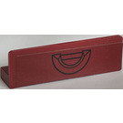 LEGO Dark Red Panel 1 x 4 with Rounded Corners with Handle Sticker (15207)