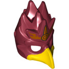 LEGO Dark Red Phoenix Mask with Yellow Beak with Gold Headpiece (16656 / 17402)