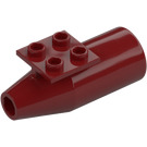 LEGO Dark Red Plane Jet Engine (4868)