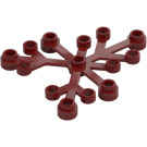 LEGO Rosso scuro Pianta Foglie 6 x 5 (2417)