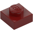 LEGO Dark Red Plate 1 x 1 (3024 / 30008)