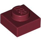 LEGO Dark Red Plate 1 x 1 (3024 / 30008)