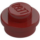 LEGO Donkerrood Plaat 1 x 1 Rond (6141 / 30057)