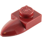LEGO Dark Red Plate 1 x 1 with Tooth (35162 / 49668)