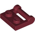 LEGO Dark Red Plate 1 x 2 with Side Bar Handle (48336)