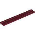LEGO Dark Red Plate 2 x 14 (91988)