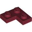 LEGO Dark Red Plate 2 x 2 Corner (2420)