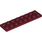 LEGO Dark Red Plate 2 x 8 (3034)