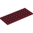 LEGO Dark Red Plate 4 x 10 (3030)