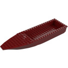 LEGO Dark Red Ship Hull 8 x 28 x 3 with Tan Top (92709)