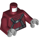 LEGO Dunkelrot Skyhopper Pilot Minifig Torso (973 / 76382)