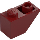 LEGO Donkerrood Helling 1 x 2 (45°) Omgekeerd (3665)