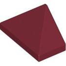 LEGO Dark Red Slope 1 x 2 (45°) Triple with Inside Bar (3048)