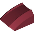 LEGO Dark Red Slope 1 x 2 x 2 Curved (28659 / 30602)