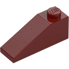 LEGO Rojo oscuro Con pendiente 1 x 3 (25°) (4286)