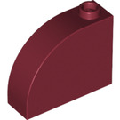LEGO Dark Red Slope 1 x 3 x 2 Curved (33243)