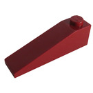 LEGO Dark Red Slope 1 x 4 x 1 (18°) (60477)