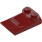 LEGO Dark Red Slope 2 x 3 x 0.7 Curved with Wing (47456 / 55015)