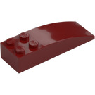 LEGO Dark Red Slope 2 x 6 Curved (44126)