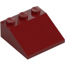 LEGO Donkerrood Helling 3 x 3 (25°) (4161)