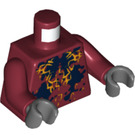 LEGO Dunkelrot Squid Warrior Torso (973 / 76382)