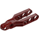 LEGO Dark Red Suspension Arm with Ball Socket and Open Fork (57515 / 64872)