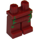 LEGO Donkerrood Taco Tuesday Guy Minifiguur Heupen en benen (3815 / 16269)