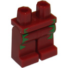 LEGO Donkerrood Taco Tuesday Guy Minifigure Heupen en benen (3815 / 16269)
