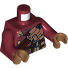 LEGO Dark Red Taserface Minifig Torso (973 / 76382)