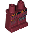 LEGO Dunkelrot Taserface Minifigure Hüften und Beine (3815 / 32640)