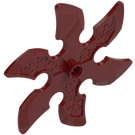 LEGO Dark Red Throwing Star with Hole (41125)