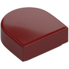 LEGO Dark Red Tile 1 x 1 Half Oval (24246 / 35399)