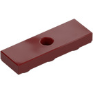 LEGO Dark Red Tile 1 x 3 Inverted with Hole (35459)