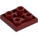 LEGO Rosso scuro Piastrella 2 x 2 Invertito (11203)