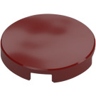 LEGO Dark Red Tile 2 x 2 Round with Bottom Stud Holder (14769)