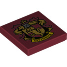 LEGO Tile 2 x 2 with Gryffindor Crest with Groove (56419)