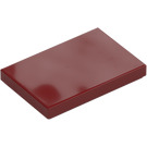 LEGO Dark Red Tile 2 x 3 (26603)