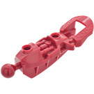 LEGO Rosso scuro Toa Upper Gamba / Knee Armatura con Palla Joints (53548)