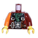 LEGO Dunkelrot Torso Ninjago Parachute (973)