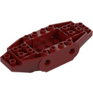 LEGO Dark Red Vehicle Base with 4 Pin Holes (65186)