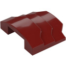 LEGO Dark Red Wedge 3 x 4 with Stepped Sides (66955)