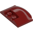 LEGO Dark Red Wedge 3 x 4 x 0.7 with Recess (93604)