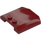 LEGO Dark Red Wedge 4 x 4 Curved (45677)