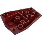 LEGO Donkerrood Wig 4 x 4 Drievoudig Omgekeerd met versterkte noppen (13349)