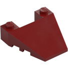 LEGO Dark Red Wedge 4 x 4 with Stud Notches (93348)